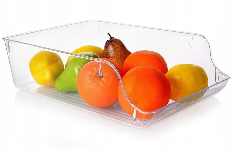 Organizer Do Lodówki 35x22,5x10cm Przezroczysty Plastikowy