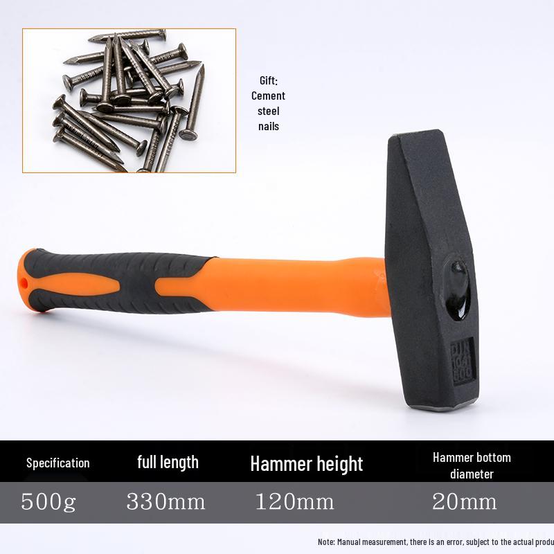 Multi-Function Claw Hammer with Nail Puller for Household, Woodworking, and Electrical Use
