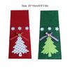 4 Pieces/Set Christmas Tree Dinnerware Holder Bag Cutlery Storage Pouch Decoration Organizer Fork Spoon Festival Party