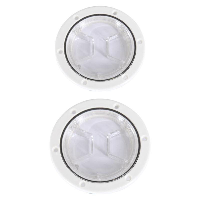 4"/6" Deck Lid Deck Cover for Yacht Marine Boat Screw Out Access Cover Round Inspection Cover