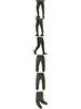 2024 Spring/Summer Men's Solid Color Casual Cargo Pants 8017, Plus Size Available