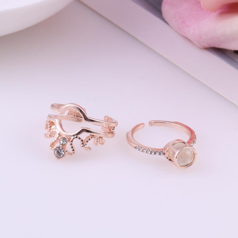 Douyin 100 Language 'I Love You' Crown Ring: Love Memory Confession, Detachable Design