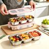 Portable 304 Stainless Steel Bento Lunch Box with Compartments, Microwave-Safe for Office