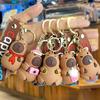 Cute Cartoon Capybara Pendant  Creative Simulation Capybara Keychain Exquisite Backpack Decoration Accessories Gifts