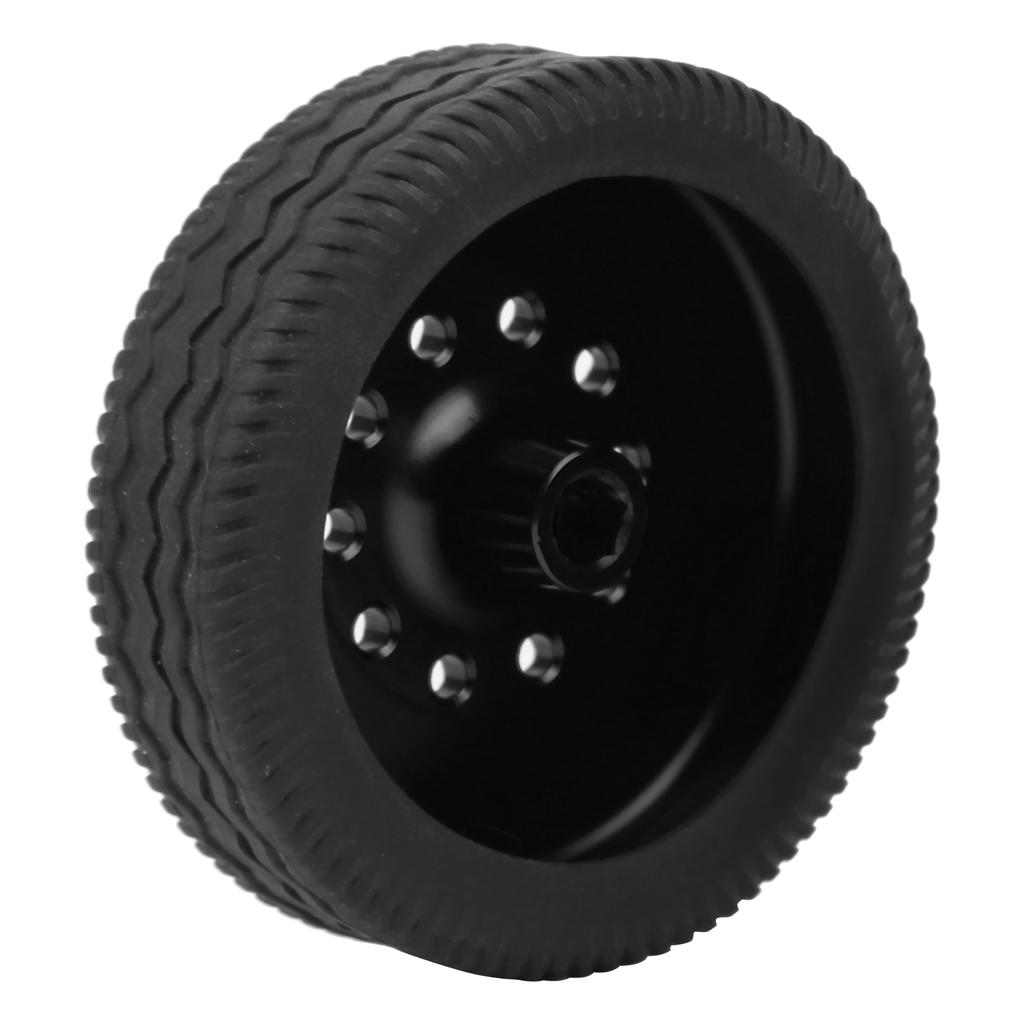 4Pcs RC Wheel Remote Control Tires Rubber Aluminum Alloy Accessories for WPL D12 Car