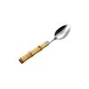 Qianxing Stainless Steel Bamboo Handle Tea Spoons Set