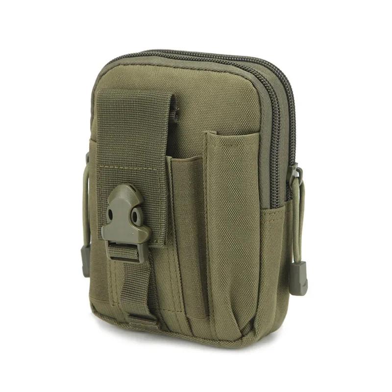 Outdoor Tactical Molle Pouch Belt Men Waist Pack Bag Small Pocket Waist Pack Running Pouch Travel Camping Bags Soft Back