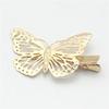 Children's Gradient Butterfly Hanfu Hairpin - Cute Mesh Alloy Duckbill Clip Hair Accessory.