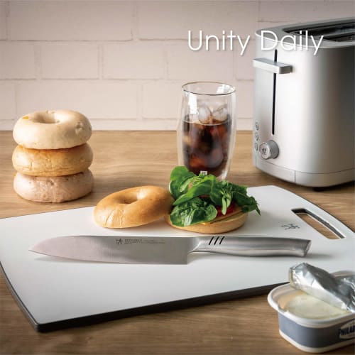 Henckels "Unity Daily Santoku Knife 160mm" Santoku Knife All Stainless Steel Dishwasher Safe [Authorized Japanese Product] 19367-161