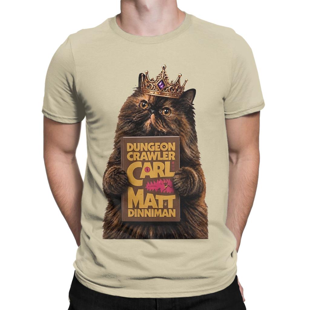Dungeon Crawler Carl Art Poster Novelty 100 Cotton Tshirt Dungeon Crawler Carl Tees Tops For Unisex