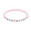 12pcs/set Taylors Bracelets Beaded Wristband Friendship Bangle for Women Letter Clay Beads Bracelets for Swiftie Fans