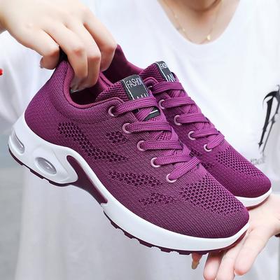 New Women's Shoes Casual Air-cushioned Running Shoes Breathable Soft-soled Sports Shoes