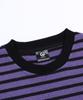 CAMEL WORK Relaxed Striped Knit (Purple)