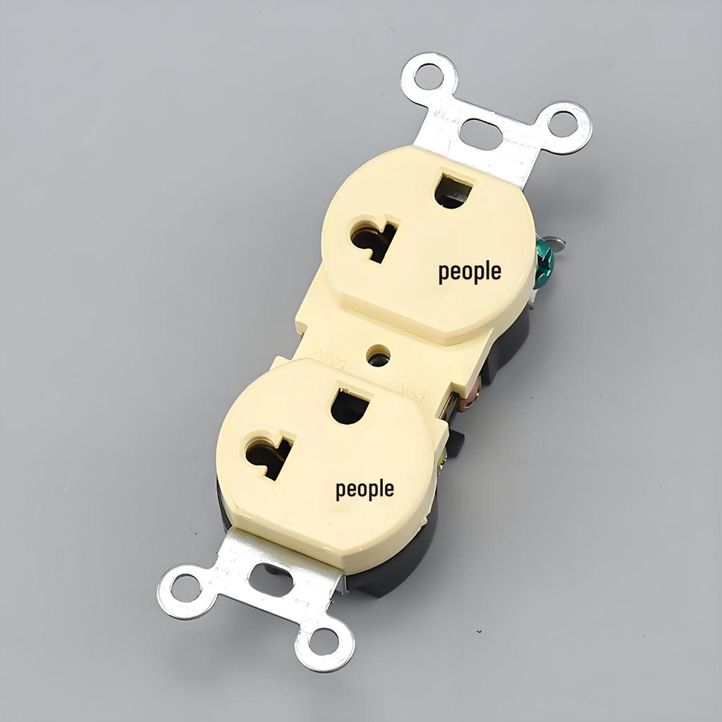 U Series South American Style US Standard Wall Switch & Power Socket