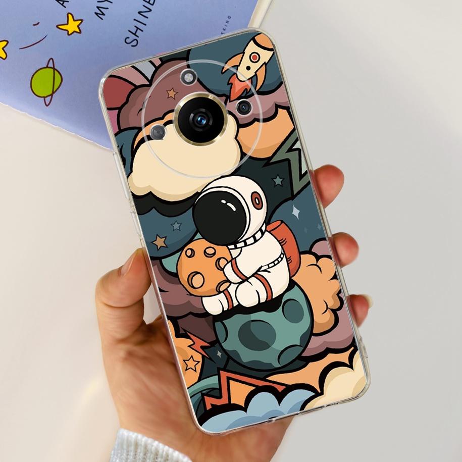 For Realme 11 Pro Plus Case RMX3740 RMX3741 Phone Cover Fashion Flower Butterfly Soft Silicone Funda For Realme 11 Pro 5G Bumper