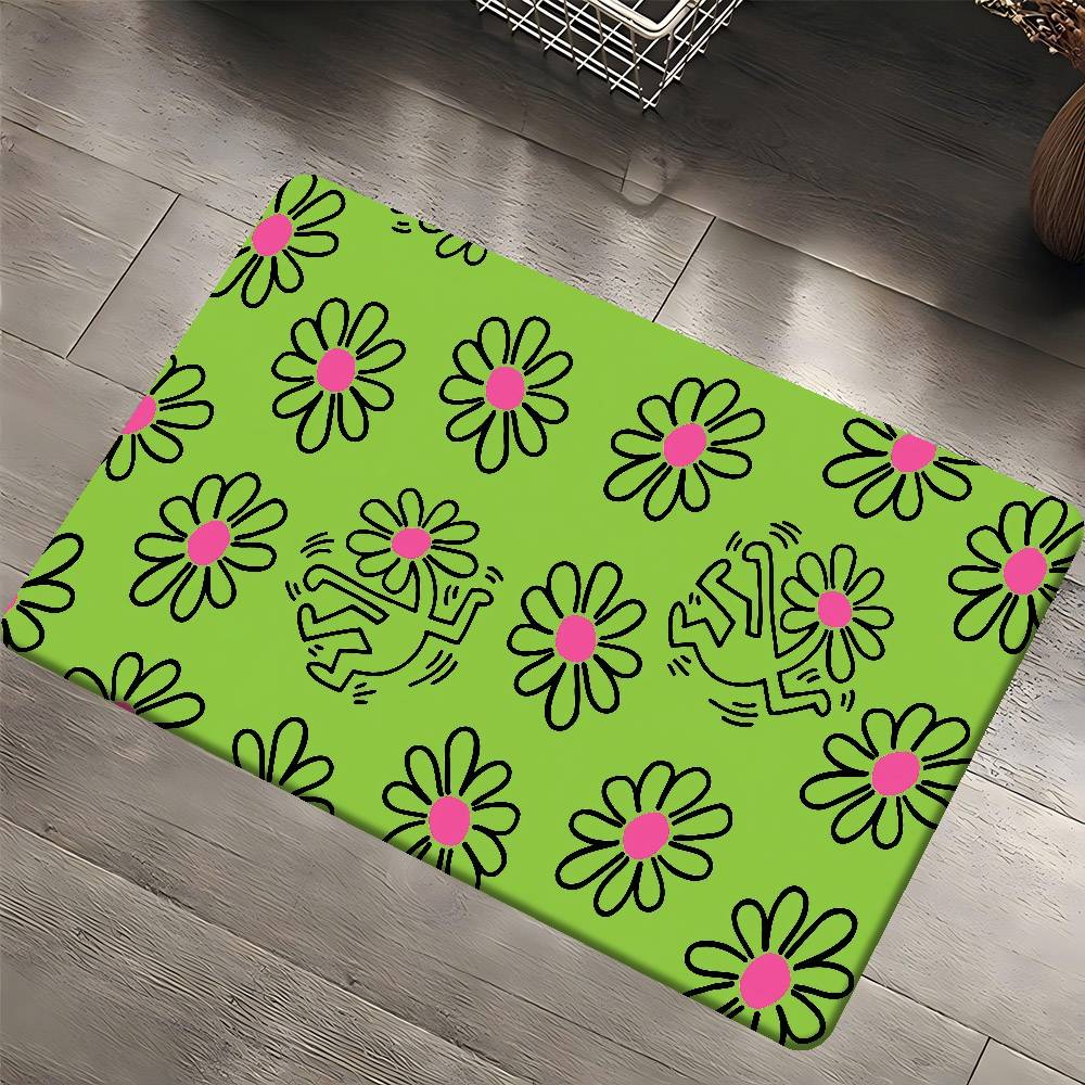 K-KeithsS H-Haring Room Mats Anti-slip Absorb Water Long Strip Cushion Bedroon Mat Household Carpets