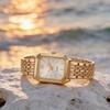 Orologio da Polso al Quarzo Rettangolare da Donna Lusso Analogico Marca da Donna Orologi da Polso Ragazze Orologio Regalo