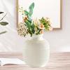 Plastic Flower Vase Indoor Outdoor Modern Real Dried Flower Holder Floral Arrangement