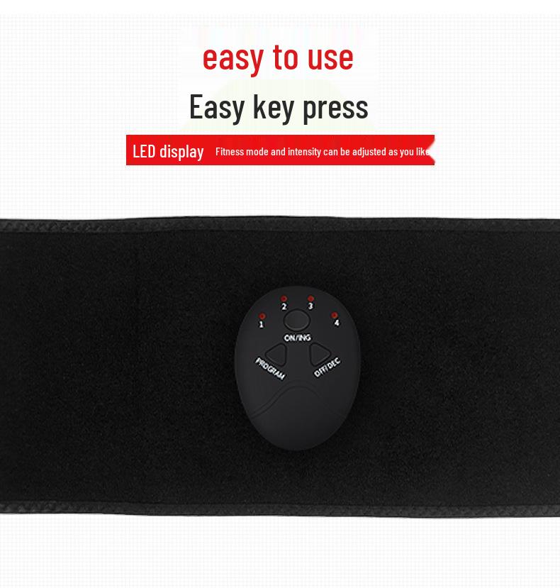 EMS Pulsmassage Hüftgurt: Intelligenter ABS Muskelstimulator & Elektrischer Bauchtrainer.