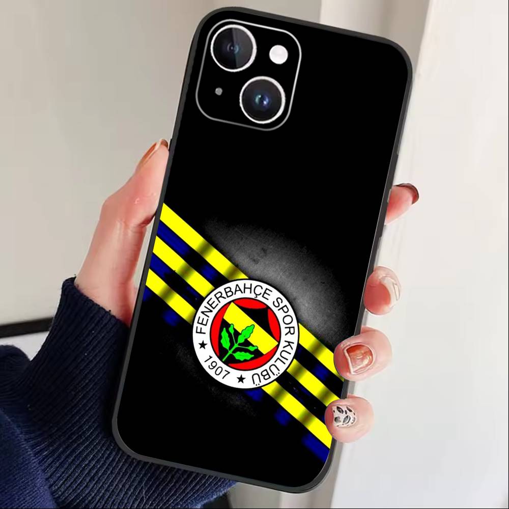

Крутой чехол для телефона с узором L-Турция Фенербахче для iPhone 17 16 15 14 13 12 Max Plus Силиконовый Черный Чехол iPhone17PRO