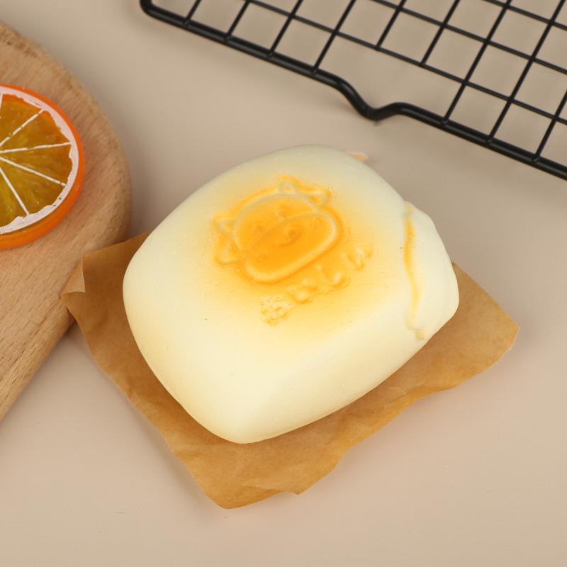 

Ultra-Soft Milk Bread Squishy Toy Slow Rise Stress Ball Kawaii Fidget Toy For Anxiety Relief 1Pcs