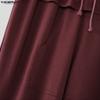 INCERUN Men Ruffled Elastic Waist Casual Long Sports Pants Trousers