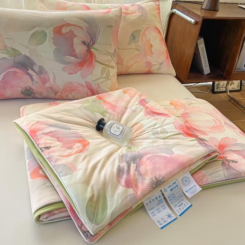 

Grace Oil Painting Pink Cooling Summer Quilt 150x200 cm