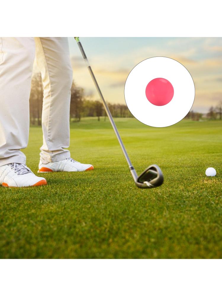 Indoor Premium Golf Training Ball Elastic Matte Glossy Golf Balls for Short Game and Tees Shots