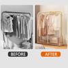Clothes Clear Rail Cover Garment Coat Hanger Protector Zipped Switch Sizes 4