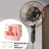 Electric Fan Cooling Storage Box Portable Floor Fan Non Perforated Fan Box Suspended Ice Cooler With Hanging Hook and 4 Cups