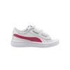 Puma Smash v2 Infant White Magenta Haze Baby Sneakers Fig Grey-Violet 365174-08