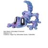 3D Printed Gecko Toy Magnetic Articulated House Lizard Figurine Animal Fidget Toy for Refrigerator Magnet Computer Monitor Decor