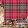 Red and pink checkered wallpaper for living room and bedroom 50x1000