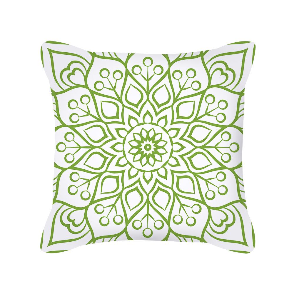 European Style Golden Geometric Pattern Pillow Cover Sofa Cushion Cover New Homeware Pillow Cover