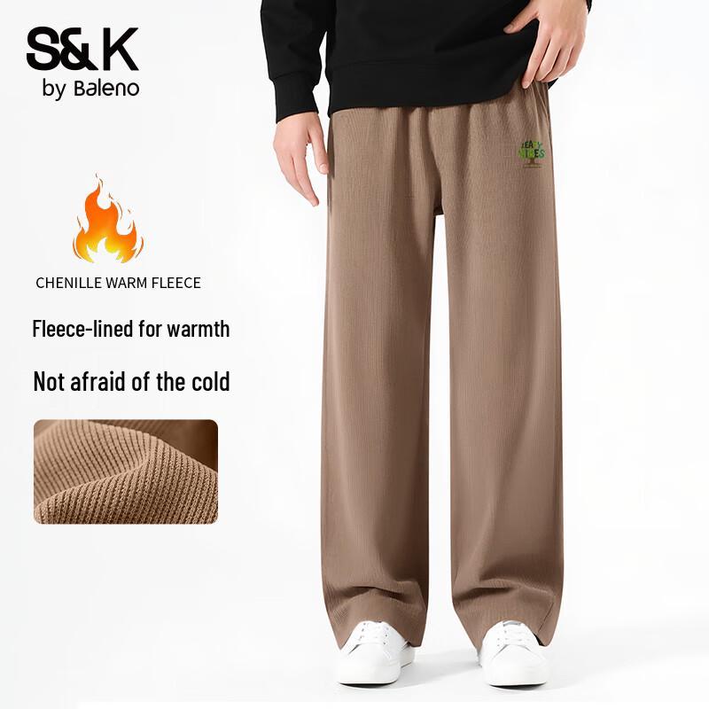 

Baleno S&K Men s Fleece-Lined Chenille Casual Pants M