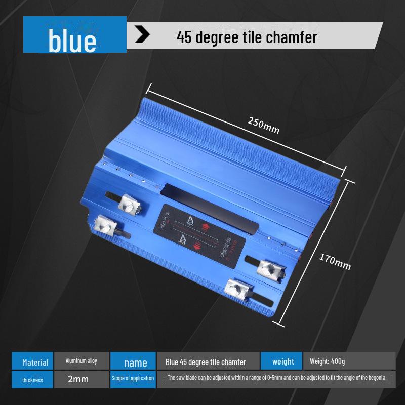 45° Tile Chamfer Cutting Machine & Dust-Free Accessories