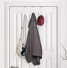 Door Door Stainless for Closets and Kitchen Set of 4 Hanger, Hook, Steel, Doors, (Black)
