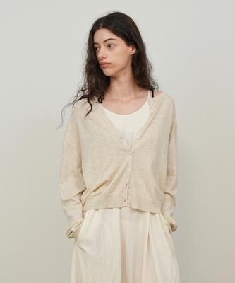 Paul&Alice Linen Knit Cardigan / Oatmeal
