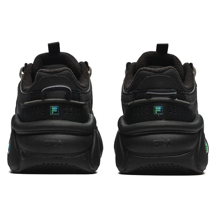 Fila Panini We Fleece Fashion Versatile Sports Casual Low-Top Retro Basketball Shoes Women sneaker Black F12W242127FBK