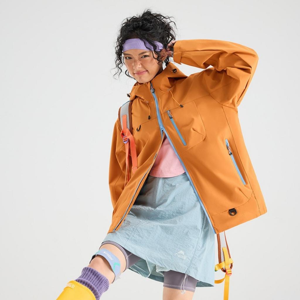 Rain Jacket For Women Lightweight Windbreaker Loose Fit Raincoat Hiking Outfits With Hood Plus Size