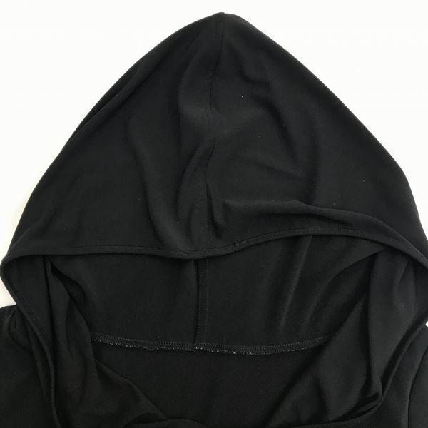 Made In Japan Foxey NY Above-Knee Long Hoodie Dress Black Women's M(USED)