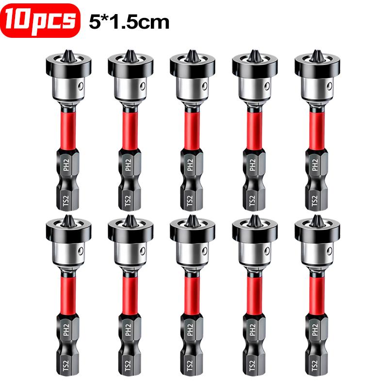 Magnetic Positioning Screwdriver Bits S2 Drywall Screw for Plasterboard Gypsum Board Locating Bit Batch Head Drilling Tools