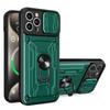 Case For iPhone 17 16 15 14 13 12 11 Pro Max XR XS Plus SE Slide Camera Card Slot Military Grade Ring 360 Magnetic Back Cover