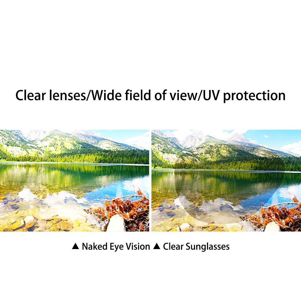 Sunglasses Sunproof Electroplated HD Round Frame Vintage Replacement Stylish Fashionable Decorative Eyewear Eyeglasses