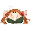 Angel for Hanging Made of Natural Materials, Green, 24 Cm