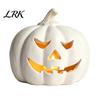Halloween Home Decor Pumpkin Candle Holder, Resin Lantern Tealight Holder with Festive Table Centerpieces Carved Face for Fall Farmhouse Mantle Indoor
