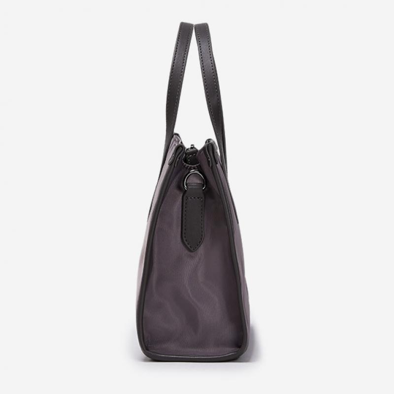 By Esquire Women Nylon Square Tote Bag Gray