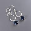 London Blue Topas Edelstein 925 Sterling Silber Schmuck Handgefertigte Ohrringe 1,90" EE-19-9