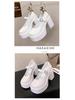 2023 Women's Retro Mary Jane Chunky Heel Leather Shoes - Height Boosting French Fashion