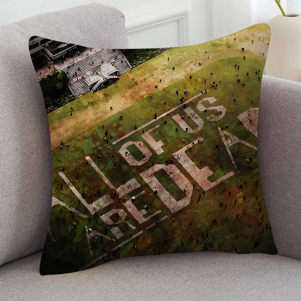 TV Drama All Of Us Are Dead Cartoon Series Square Pillowcase Soft Waist Sofa Cushion Cover Bedroom Room Pillowcase